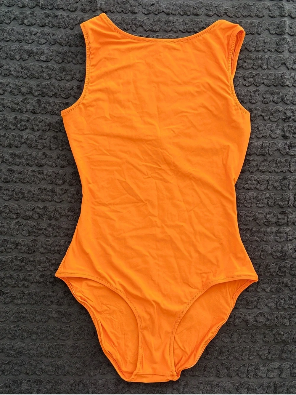 🧡 SKIMS Signature Swim High Neck One Piece Swimsuit | Tangerine | M | NWT